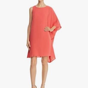 Adrianna Papell Womens Gauzy Crepe Dress Sleeveless Dress